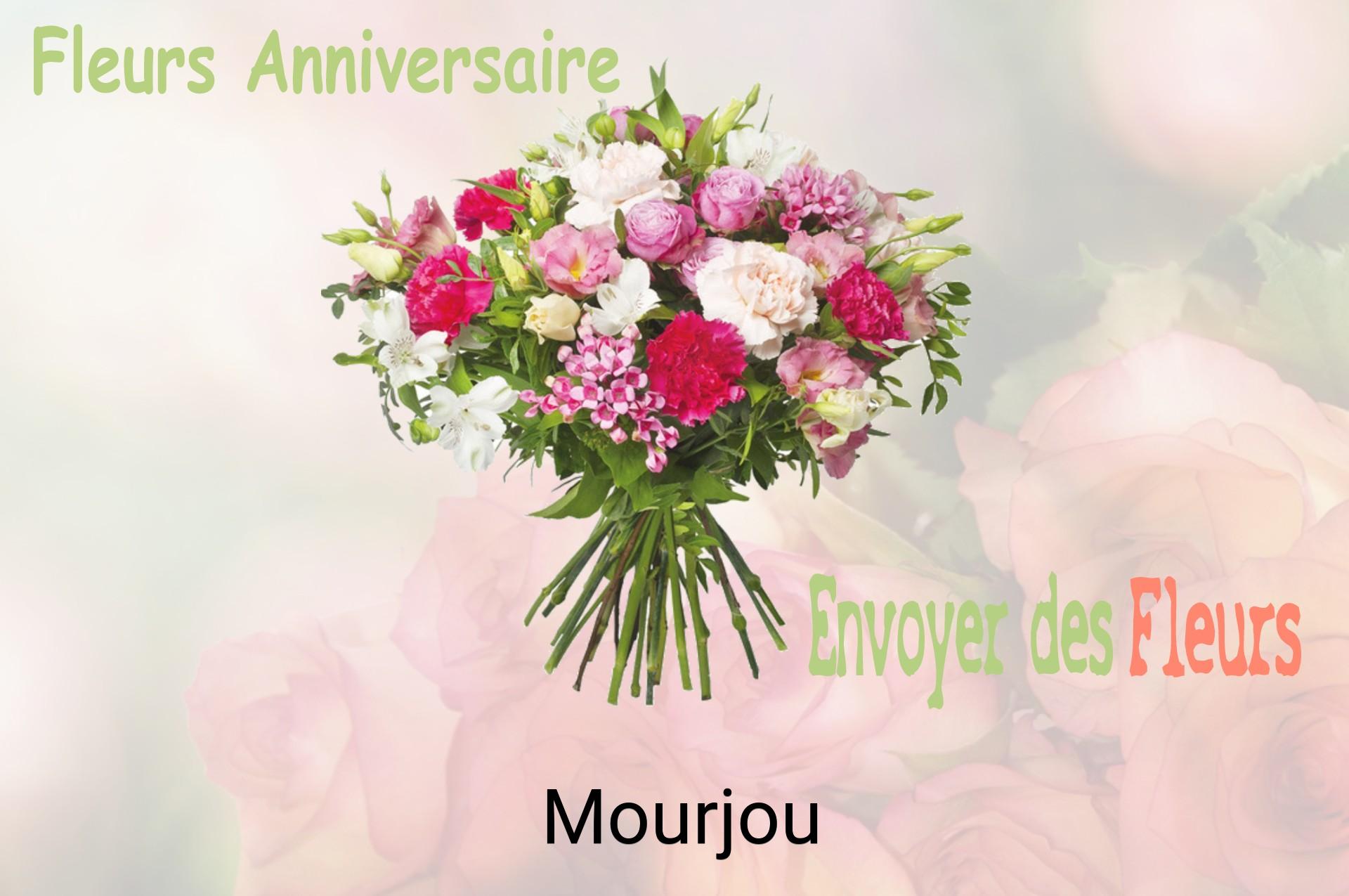 Bouquet de fleurs d’anniversaire livré à Mourjou
